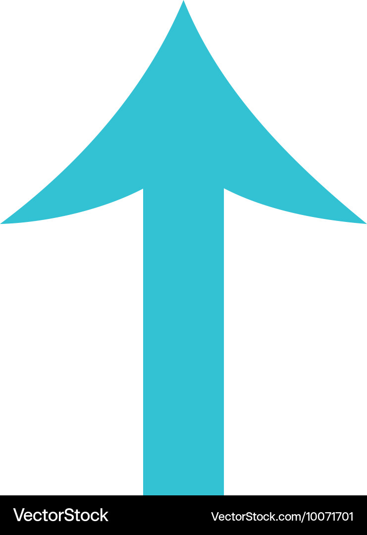 Arrows signal index icon Vector Image