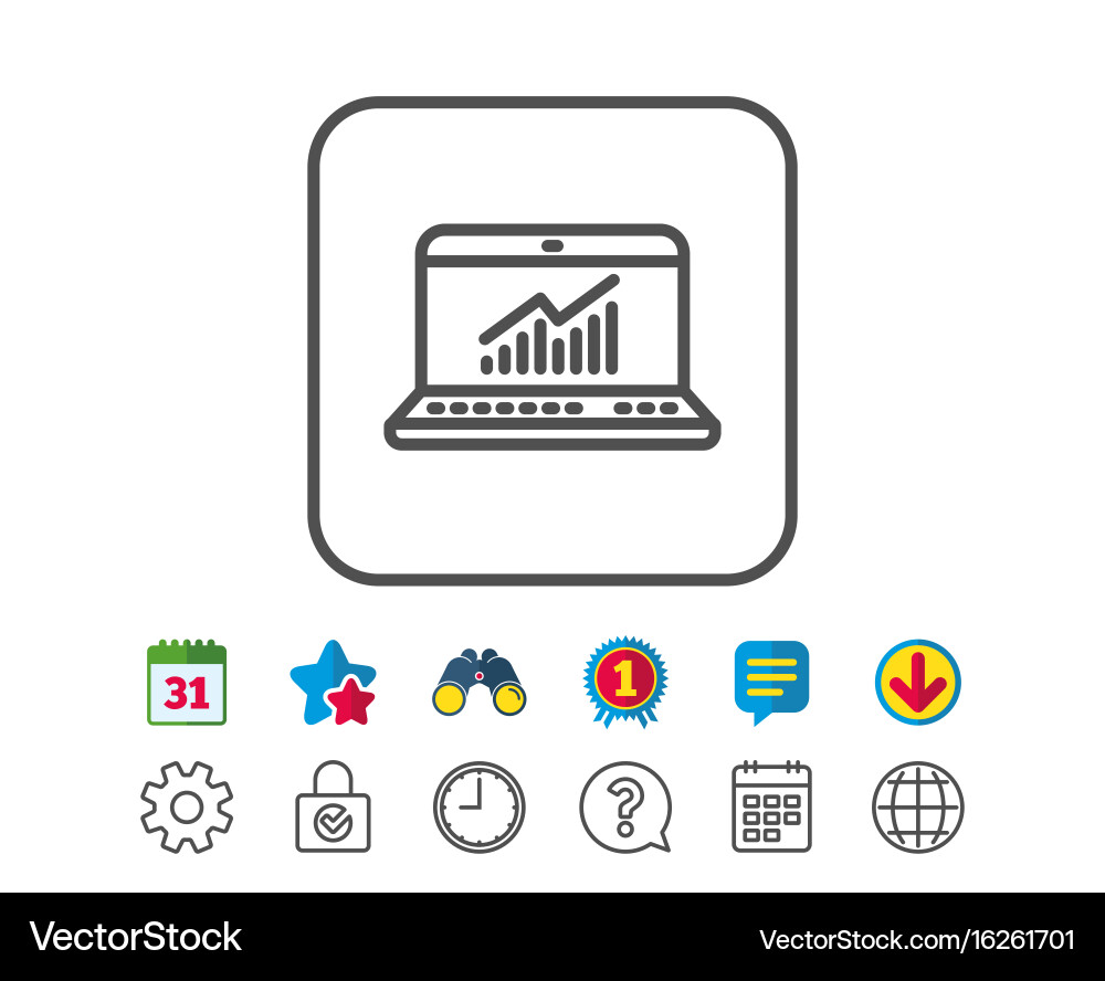 Data Analysis and Statistics Icon vector image