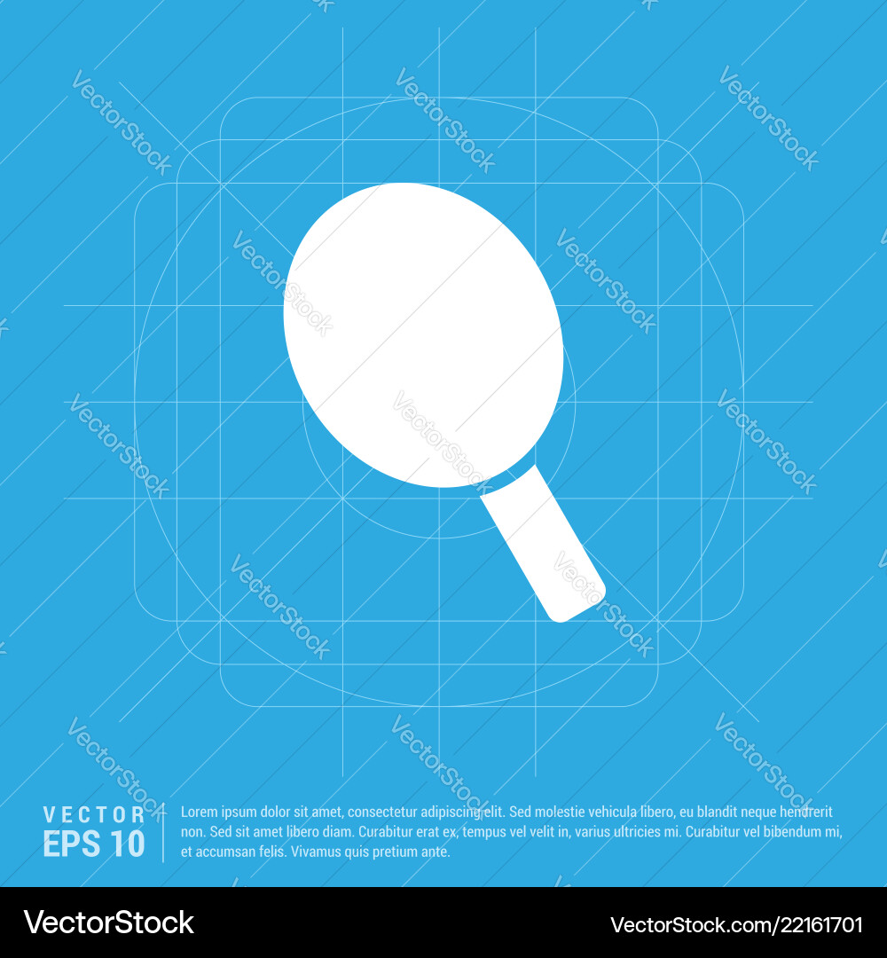 Racket icon Vector Image