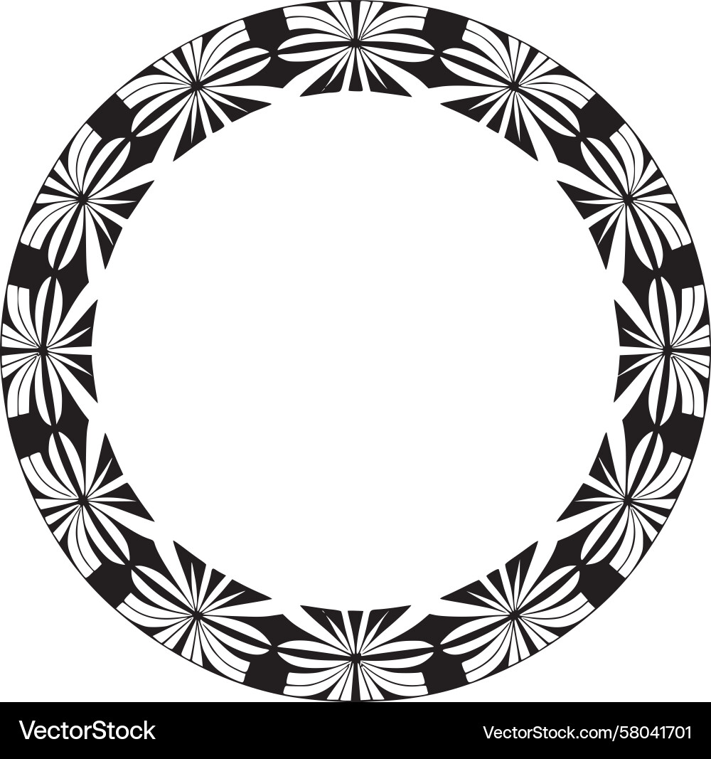 Radial Symmetry Pattern Vector Image