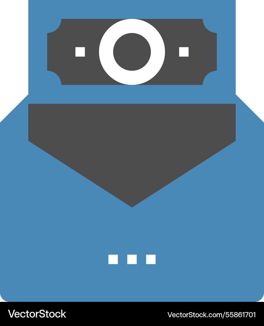 Sms transactions flat web icon concept Royalty Free Vector