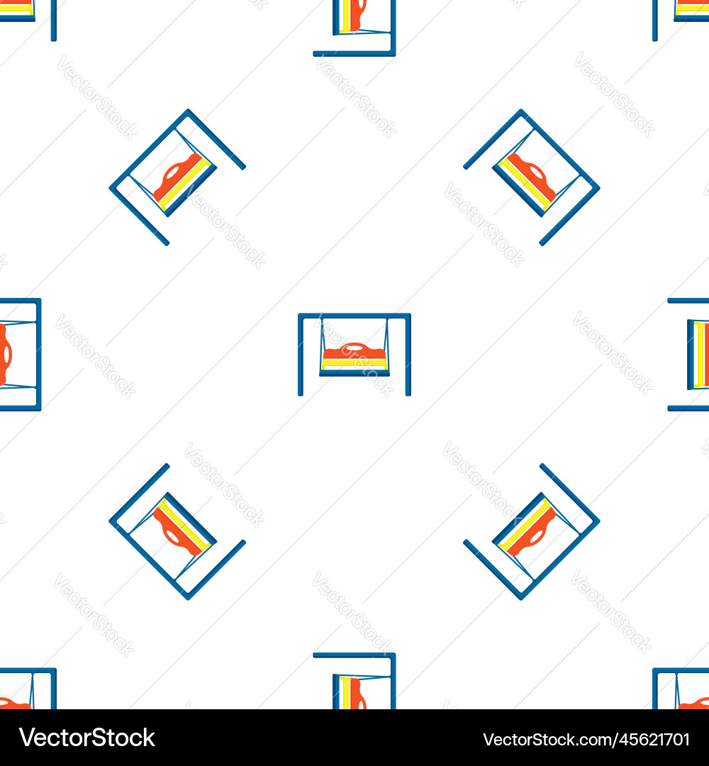 Swing bench pattern seamless Vector Image