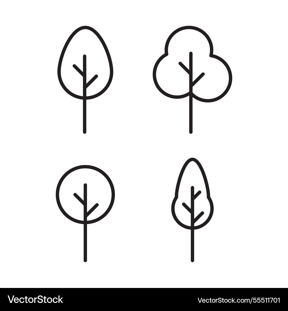 Tree icon design Tree icon design Vector Image