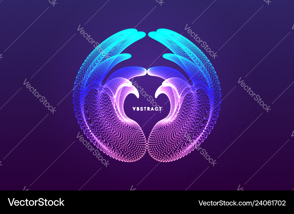 3d connection structure futuristic technology 3d connection structure futuristic technology vector image