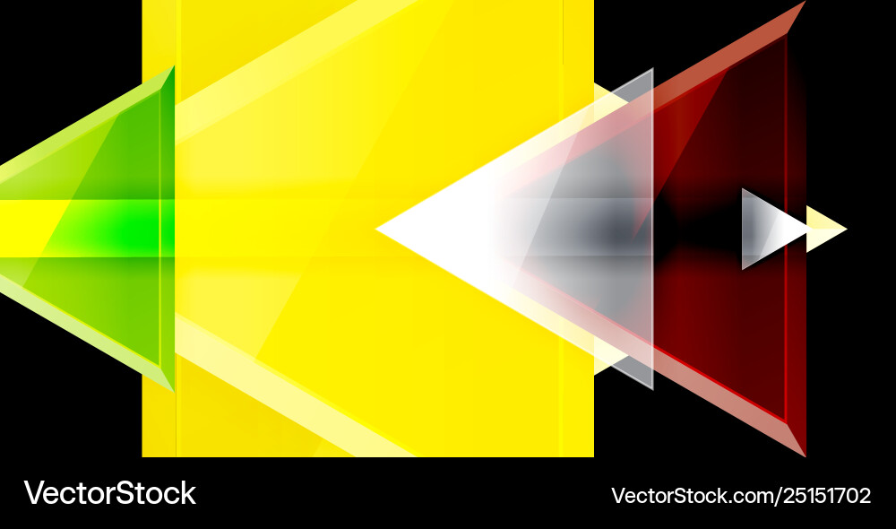 3d triangular minimal abstract background Vector Image