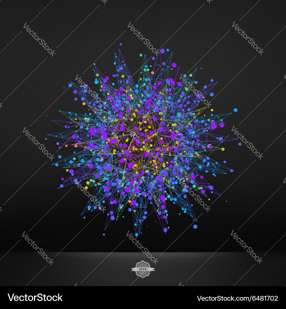 Abstract 3d design element emblem Vector Image