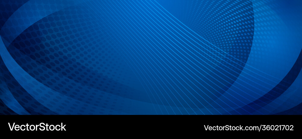 Abstract background curves and halftone dots vector image