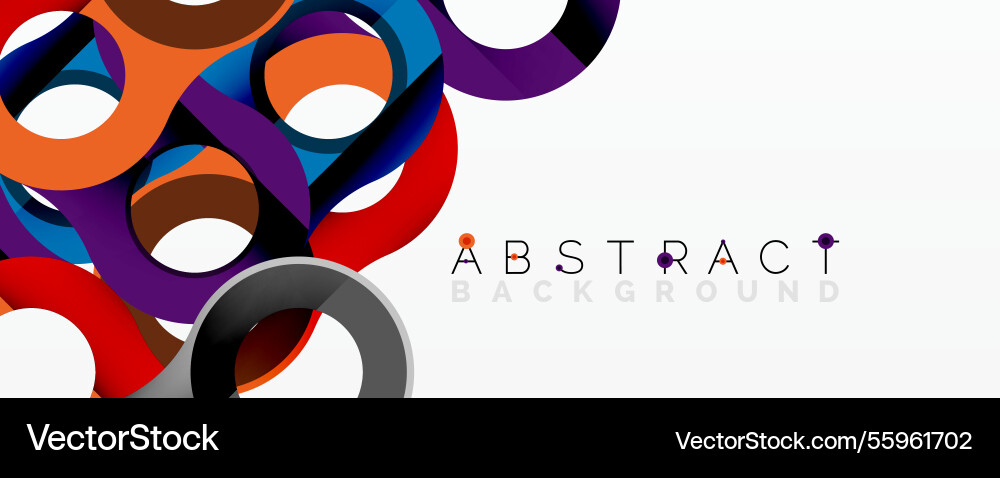 Abstract circle element composition Abstract circle element composition vector image