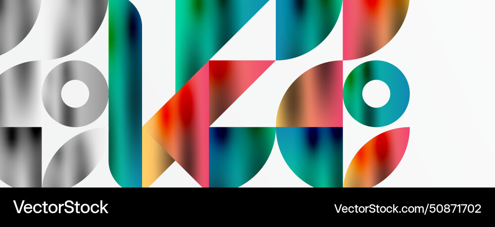 Artistic arrangement of triangles lines vector image