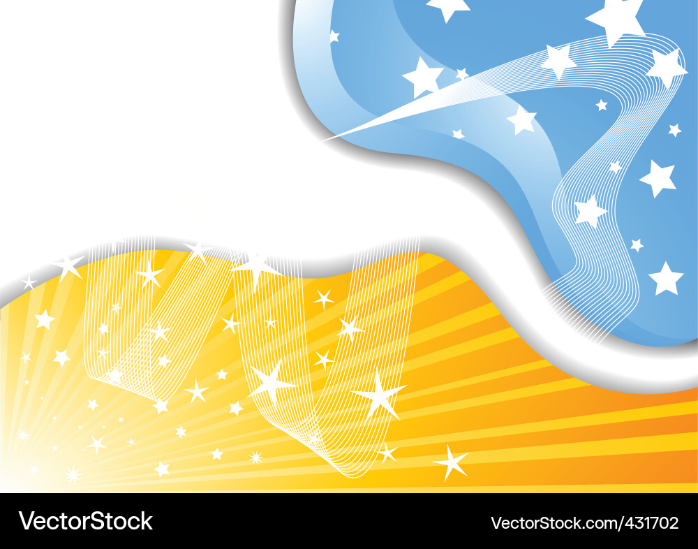 Background with star Vector Image