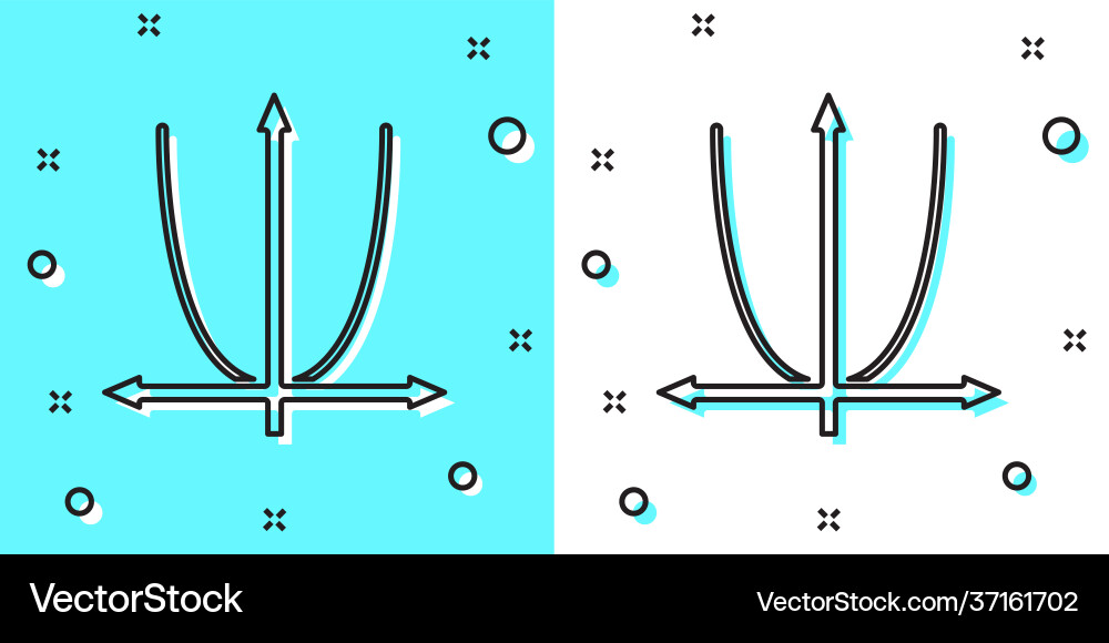 Black line graph schedule chart diagram Black line graph schedule chart diagram vector image