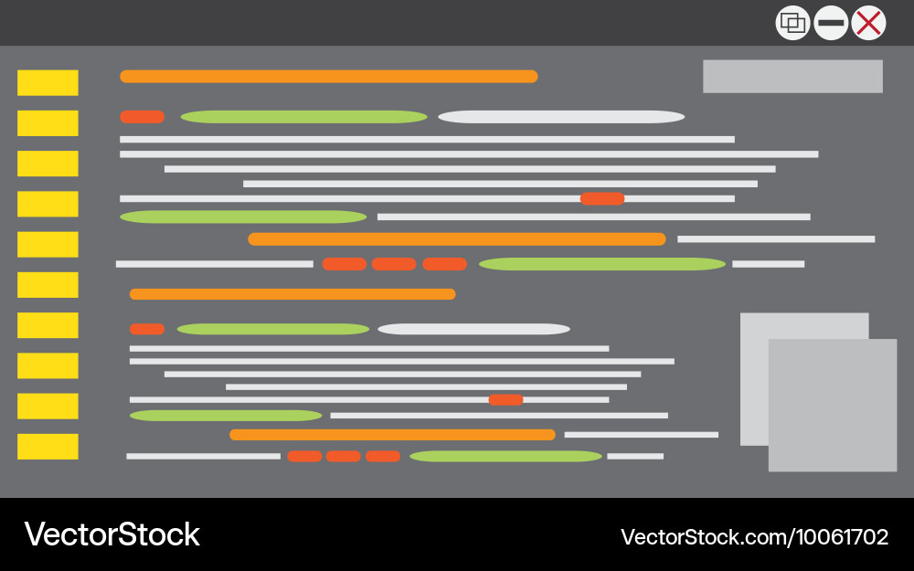 Browser window with webpage icon vector image