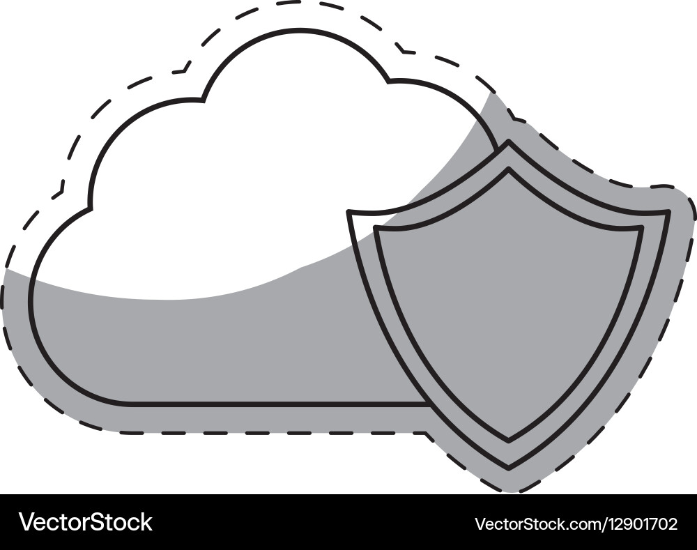 Database optimization and tuning shield image vector image