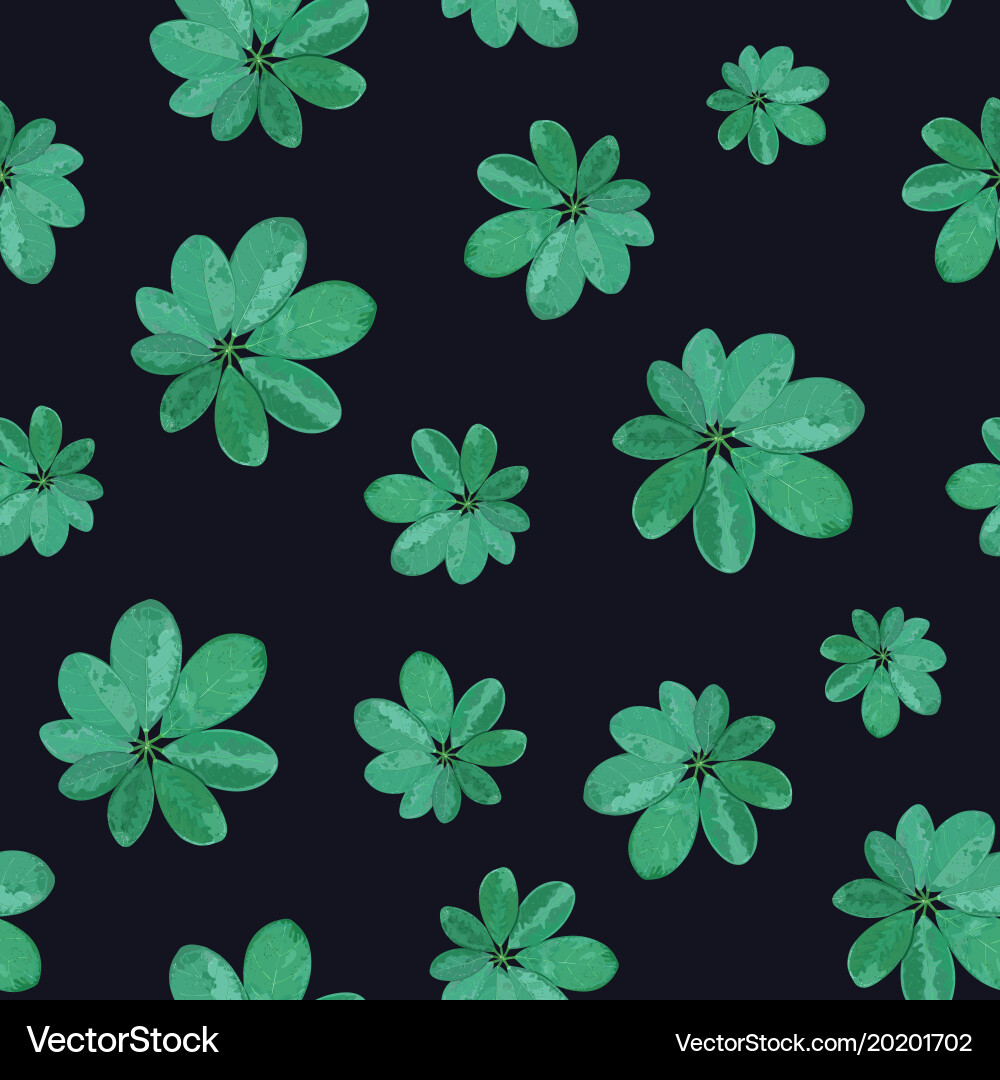Floral seamless pattern background with isolated vector image
