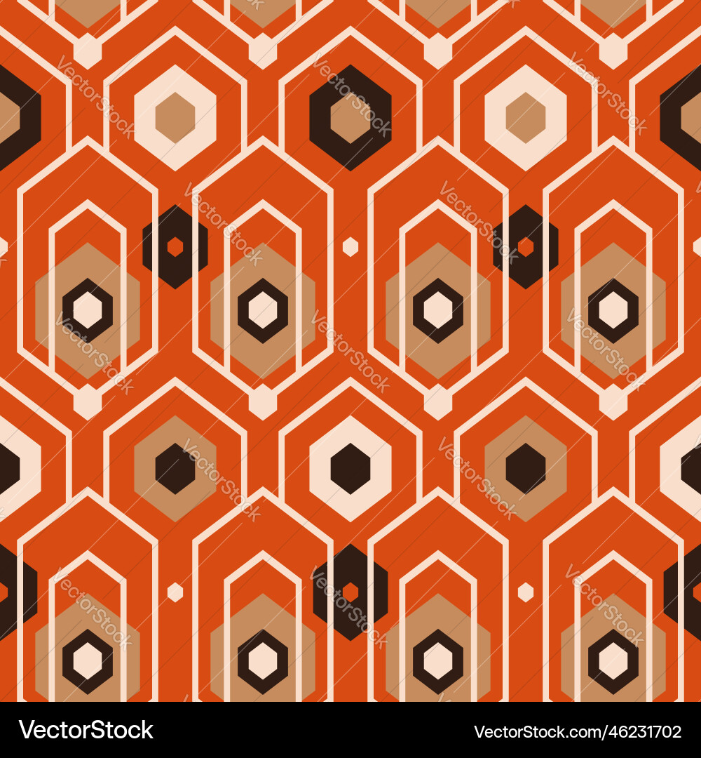 Geometric pattern with hexagons Geometric pattern with hexagons vector image