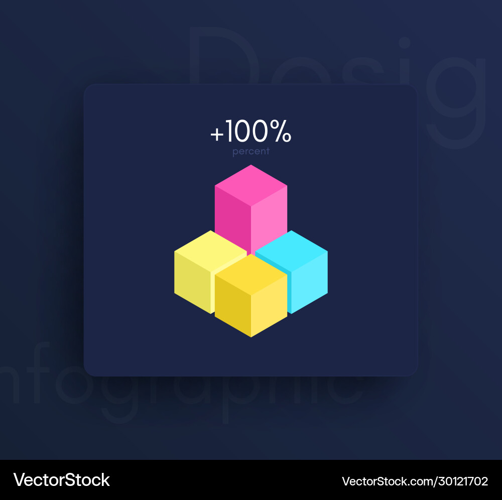 Graphic infographics template for creating web Graphic infographics template for creating web Vector Image