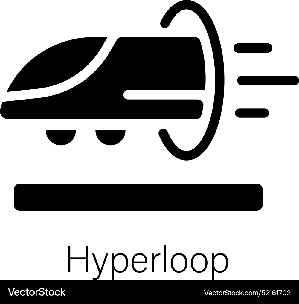 Hyperloop vector image