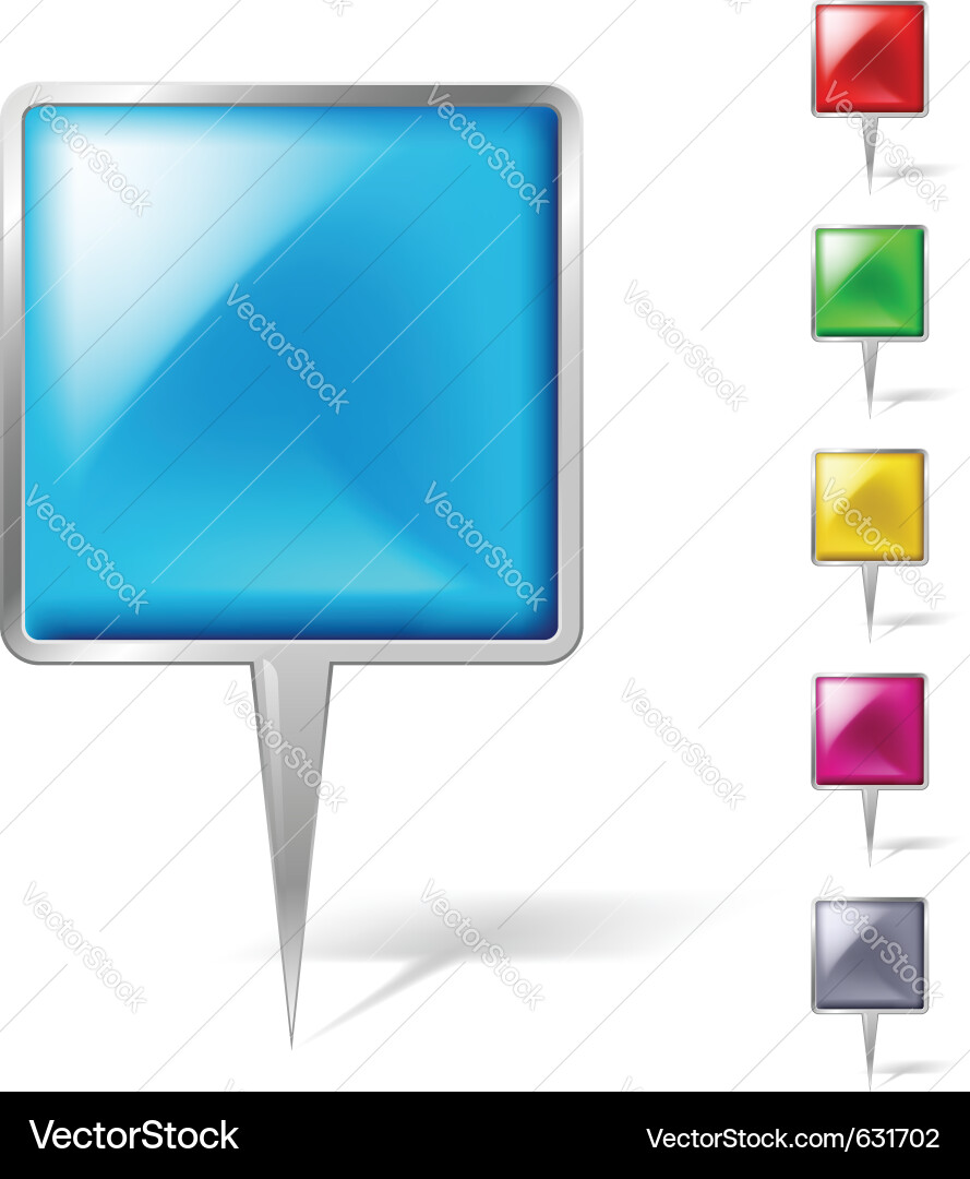 Pointer Icons Set vector image