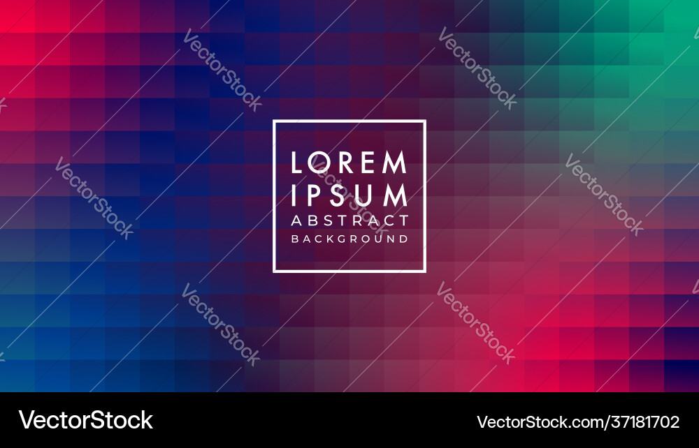 Tiled square shape pattern in dark rgb color Tiled square shape pattern in dark rgb color vector image