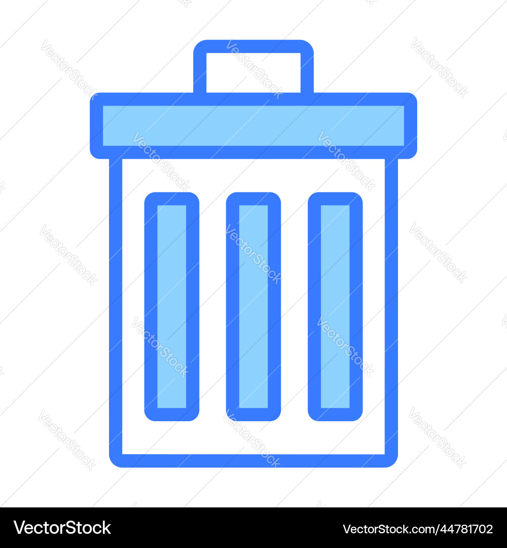 Trash icon user interface as a simple sign Vector Image