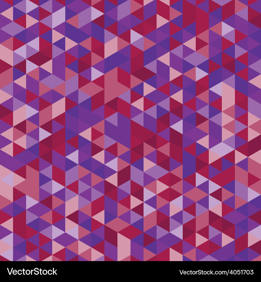 Background of different color triangles Vector Image