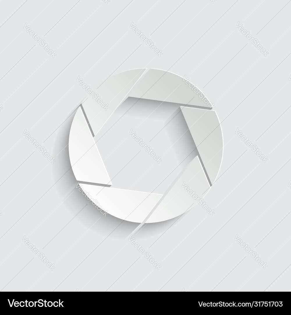 Camera objective icon symbol for web Vector Image