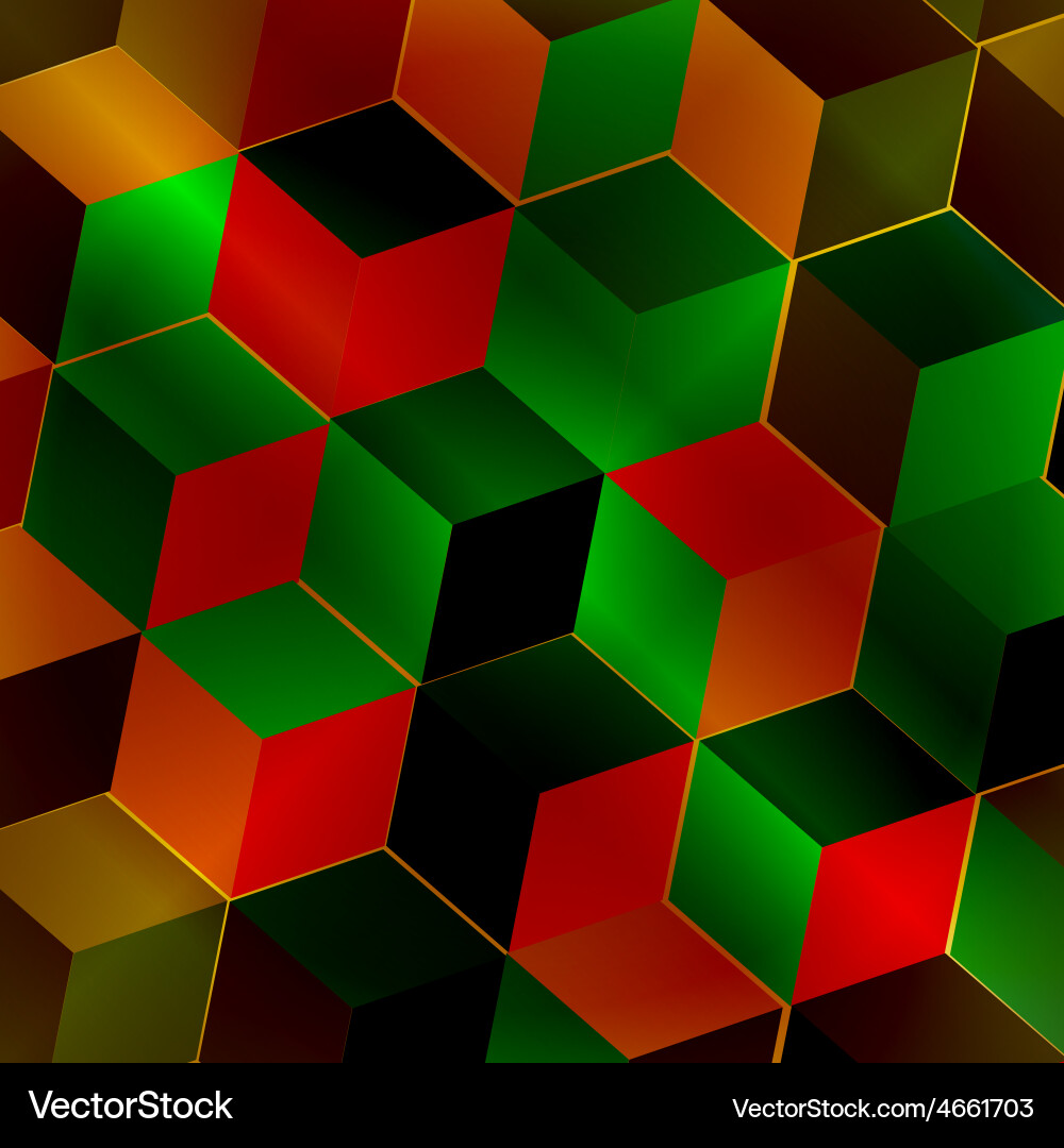 Fractal abstract square Vector Image