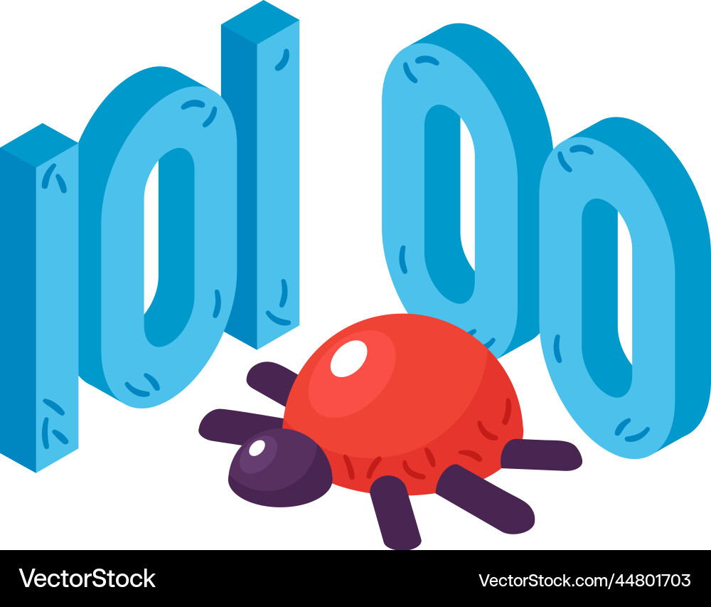 Isometric hacking concept Isometric hacking concept vector image