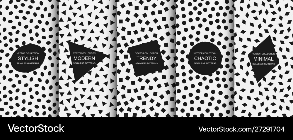 Abstract Geometric Patterns vector image