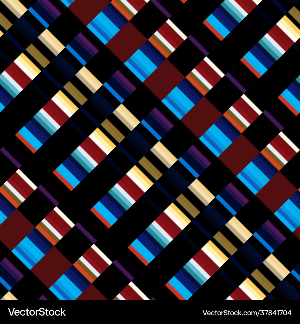 Bright seamless abstract pattern in retro style Bright seamless abstract pattern in retro style vector image