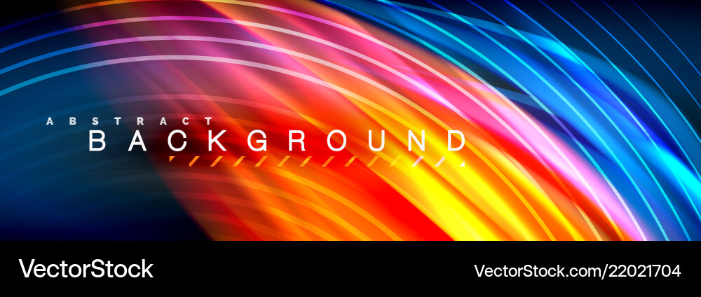 Fluid color wave line background trendy abstract Fluid color wave line background trendy abstract vector image