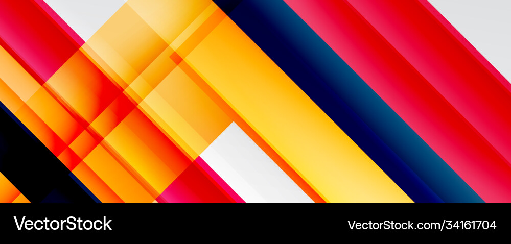 Geometric abstract backgrounds with shadow lines Vector Image