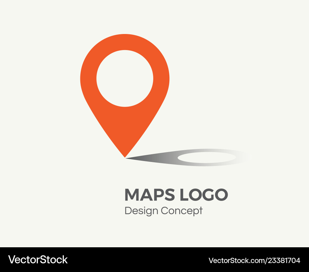 Location Pointer Map Icon vector image