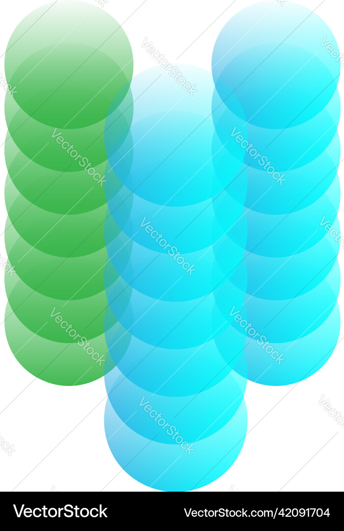 Multitier tiered layered stack block lot database Multitier tiered layered stack block lot database vector image