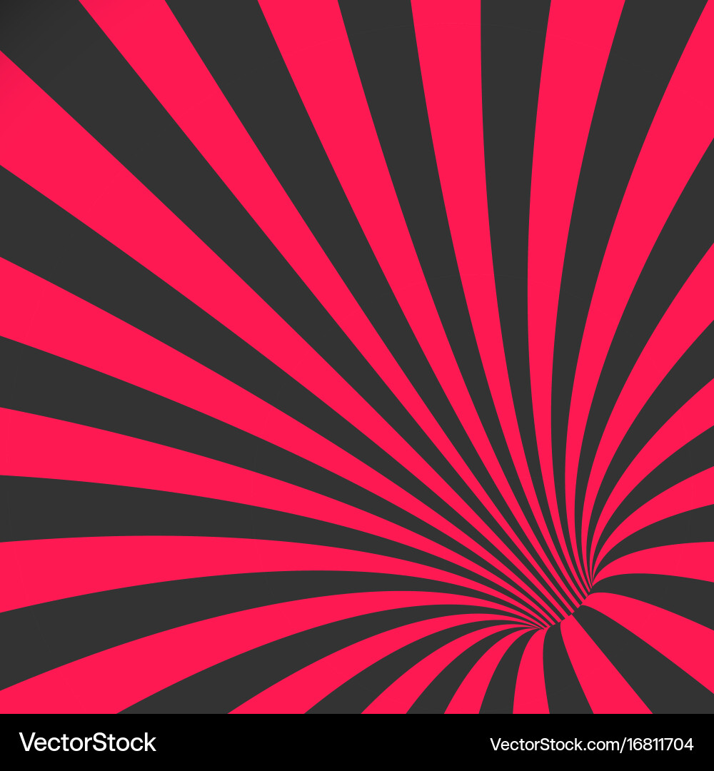 Spiral tunnel vortex motion striped vector image