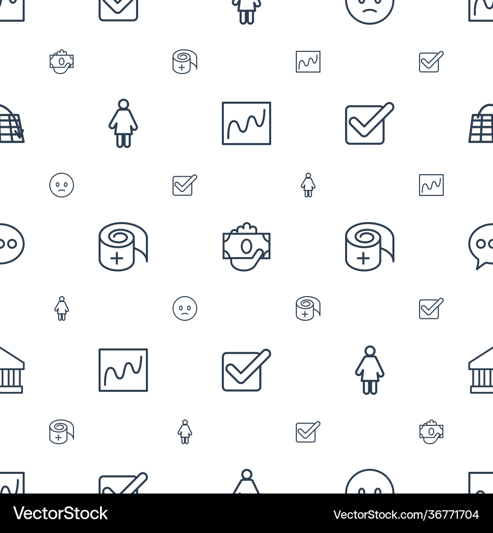 Web icons pattern seamless white background Vector Image