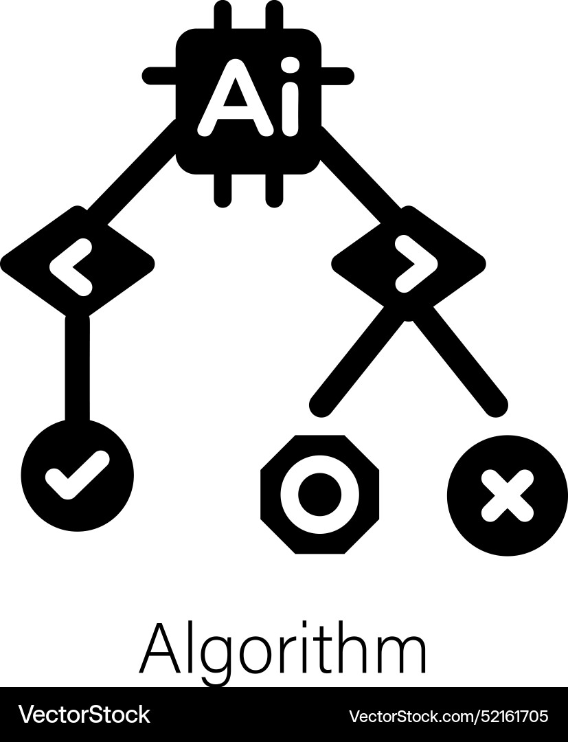 Algorithm vector image