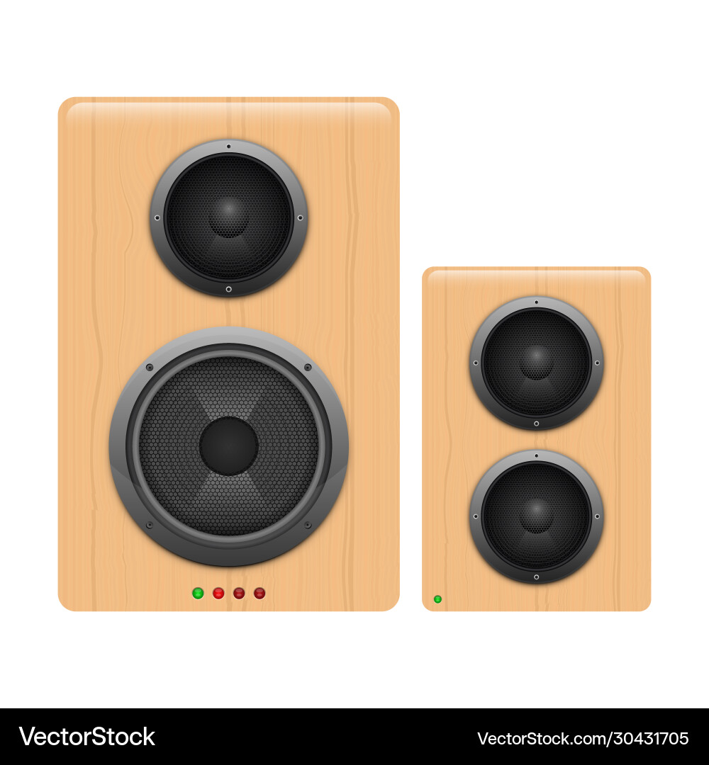 Audio speaker Audio speaker vector image