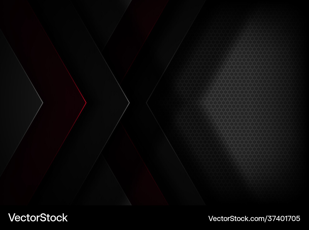 Black abstract background with overlapping Black abstract background with overlapping vector image