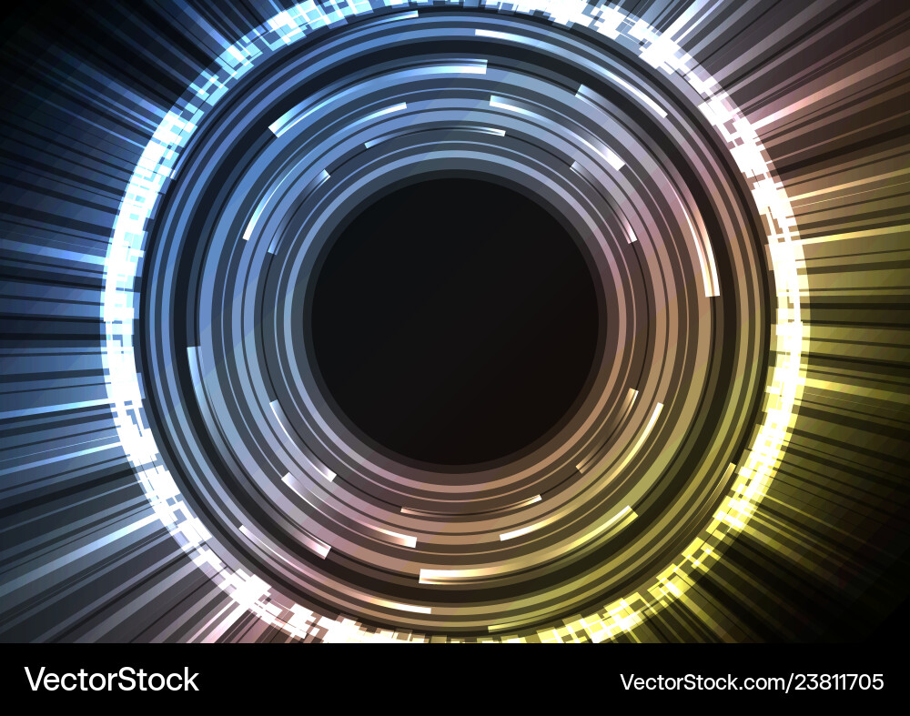 Circle digital abstract sheet layer background Circle digital abstract sheet layer background vector image