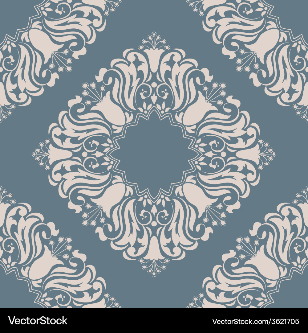 Elegant Damask Pattern Vector Image