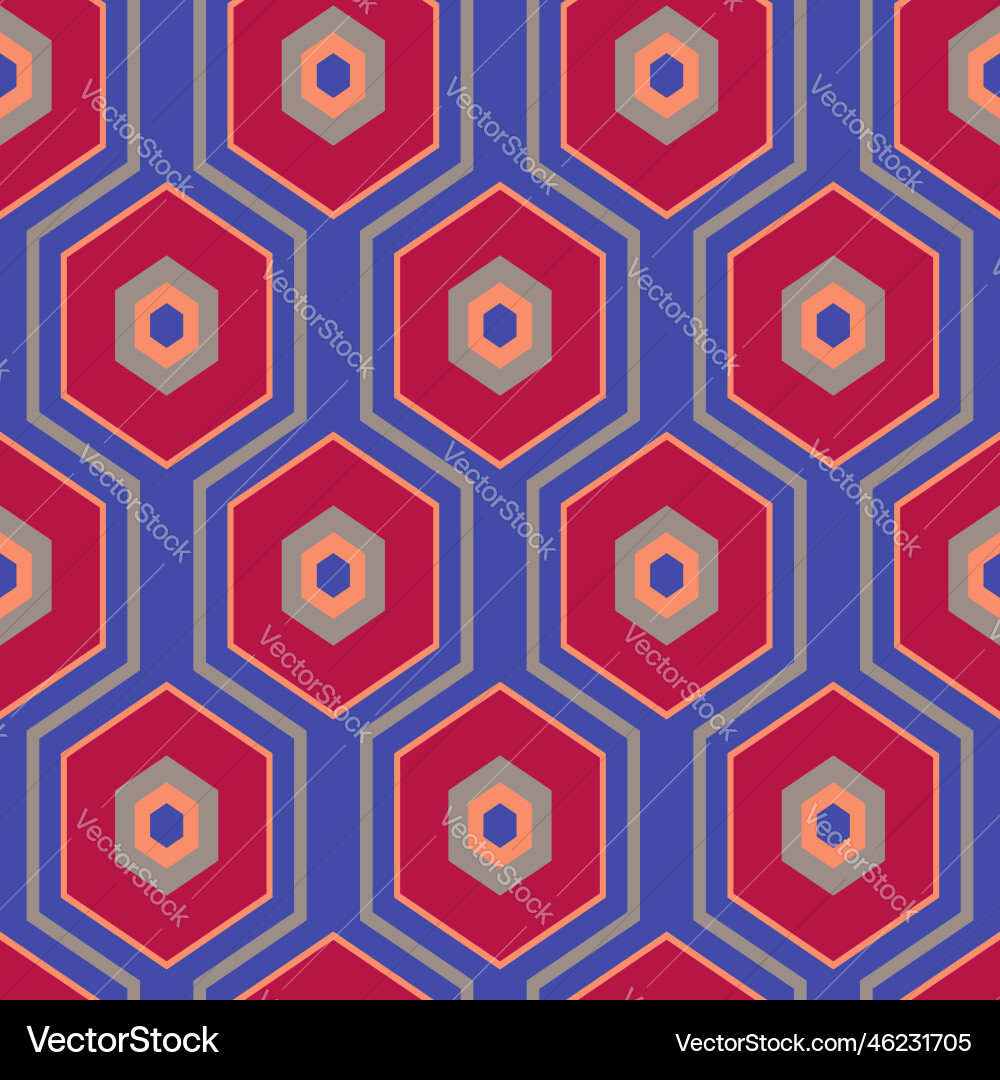 Geometric pattern with hexagons Geometric pattern with hexagons vector image