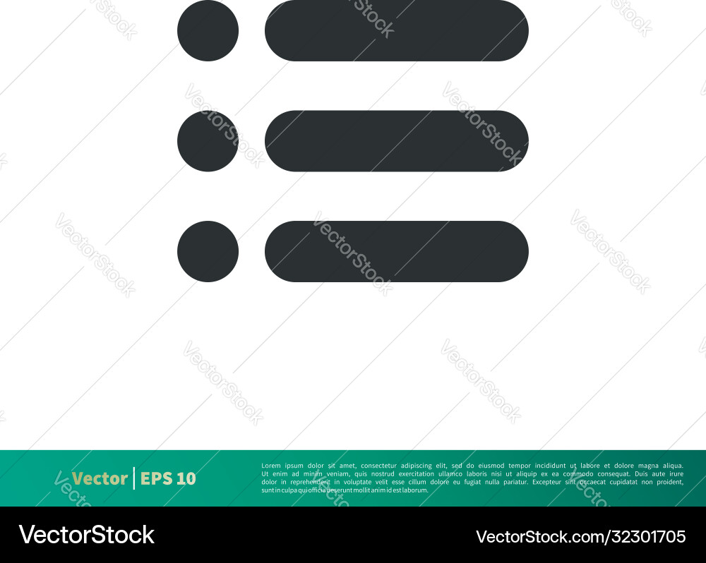 Menu interface - ui icon logo template design eps vector image