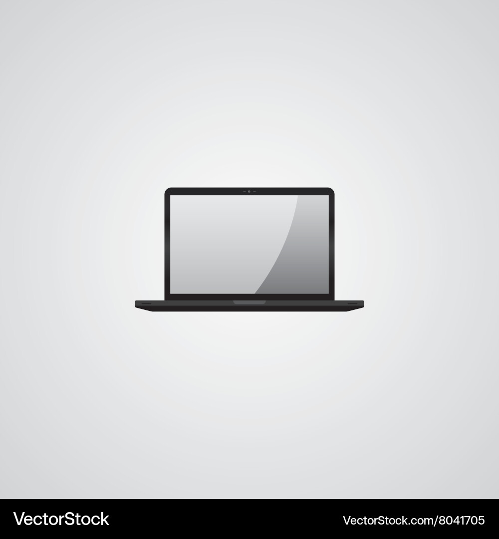 Notebook laptop multimedia Vector Image