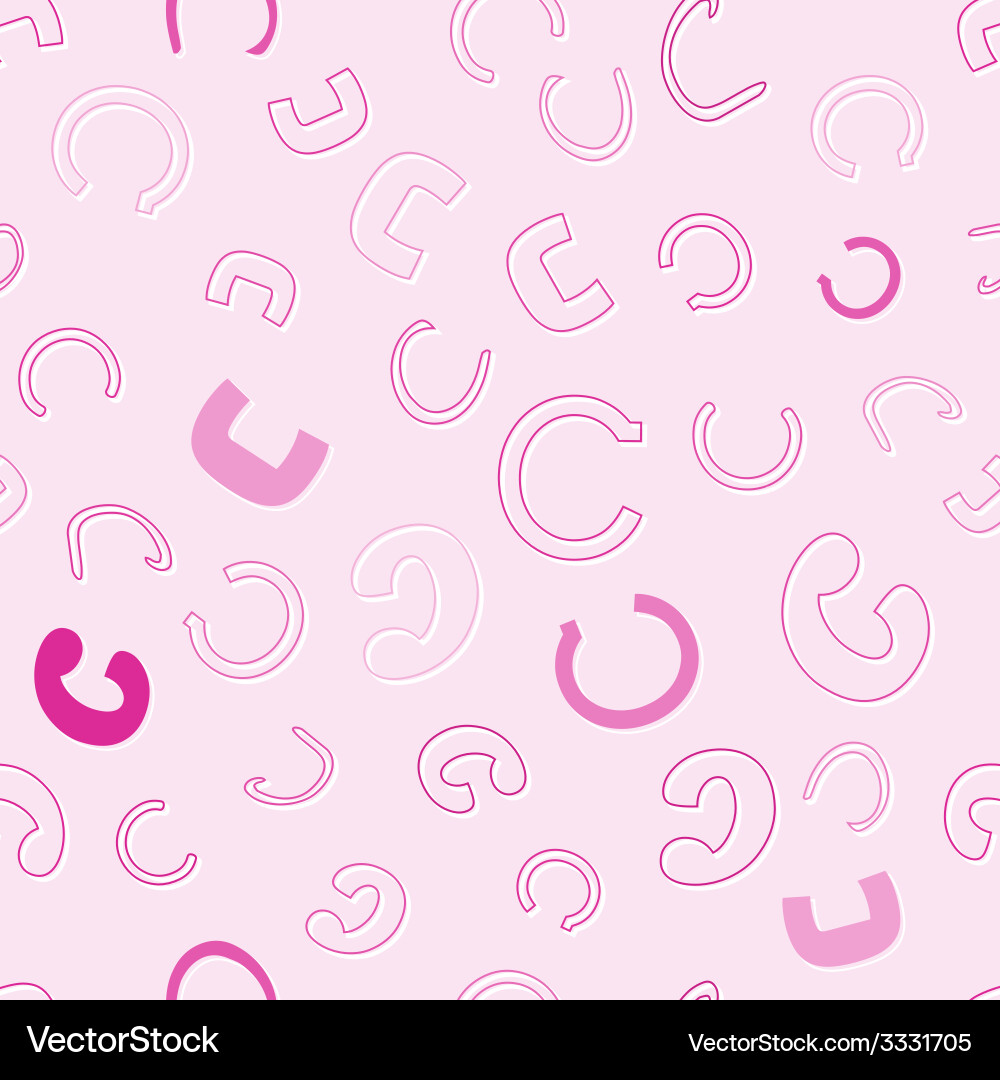Seamless pattern with character c Vector Image