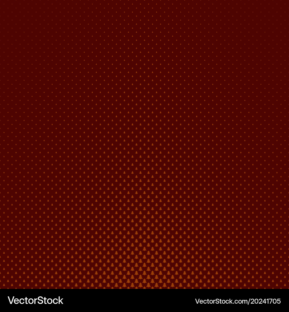 Simple repeating stylized christmas tree pattern vector image