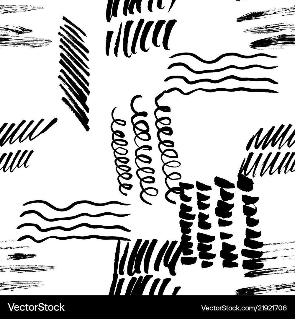 Abstract Brushstroke Pattern vector image