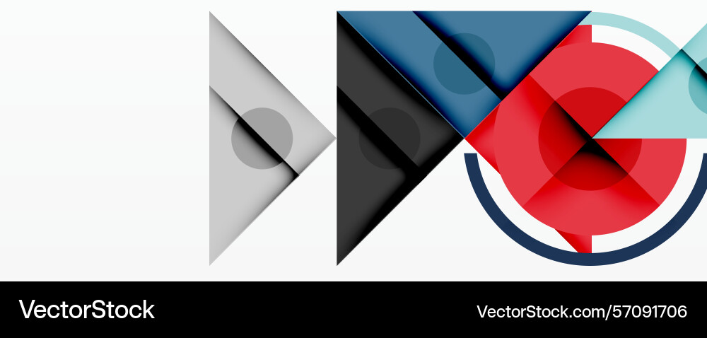 Abstract geometric composition shapes overlap Abstract geometric composition shapes overlap vector image
