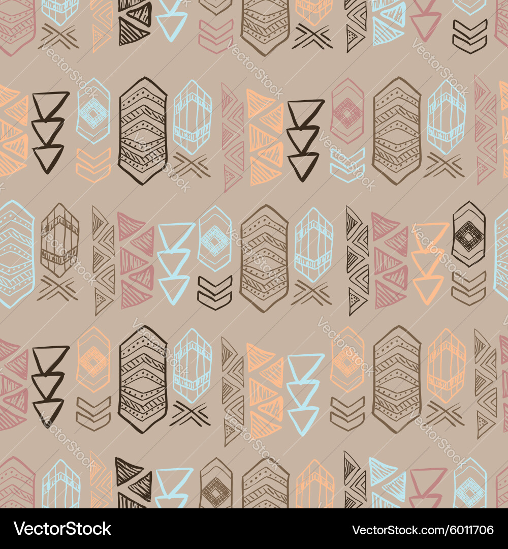 Aztec Native Pattern vector image