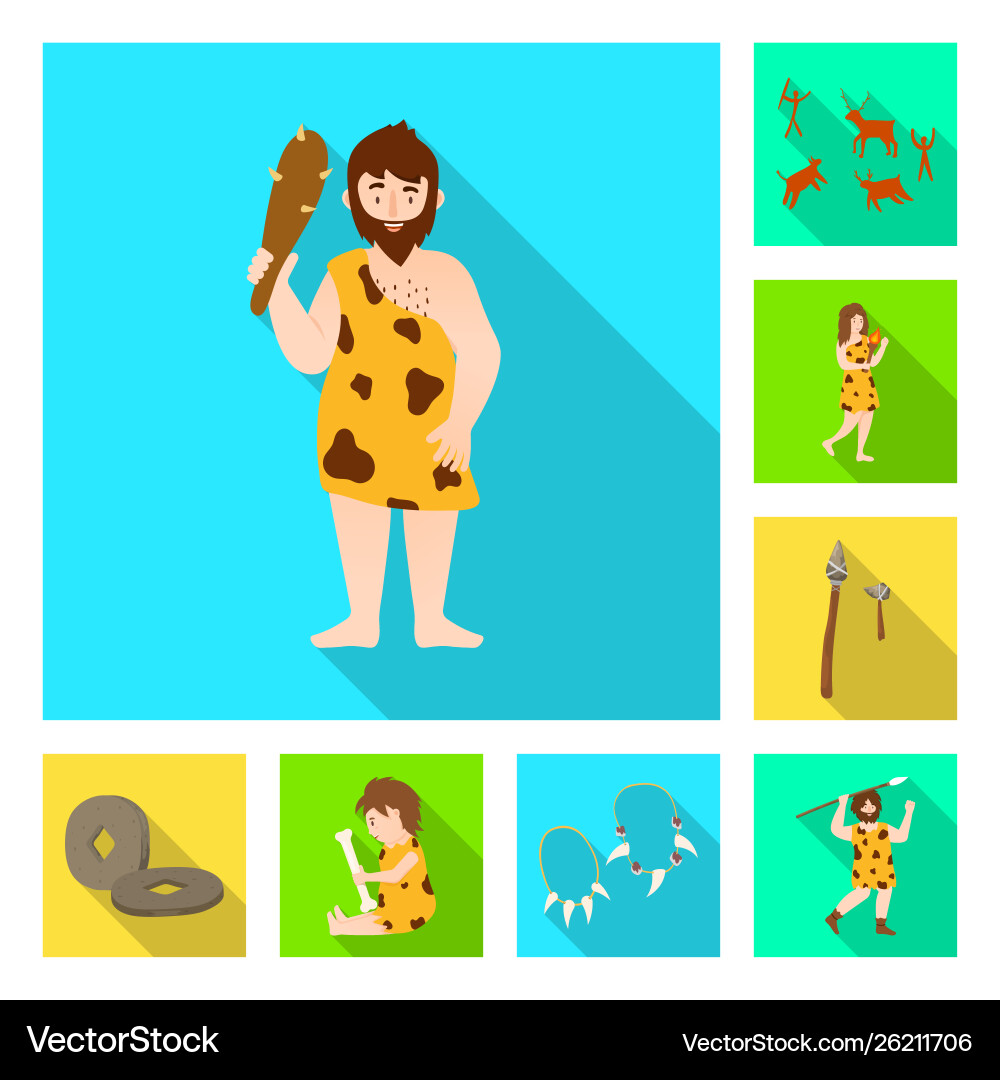 Isolated object evolution and neolithic icon Isolated object evolution and neolithic icon Vector Image